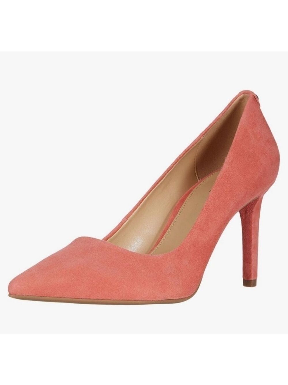Michael Kors Dorothy Flex Pump Pink Grapefruit Suede Stiletto Heels